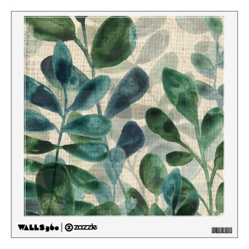 Verdant Sophistication _ Tropical Leaves Wall Decal