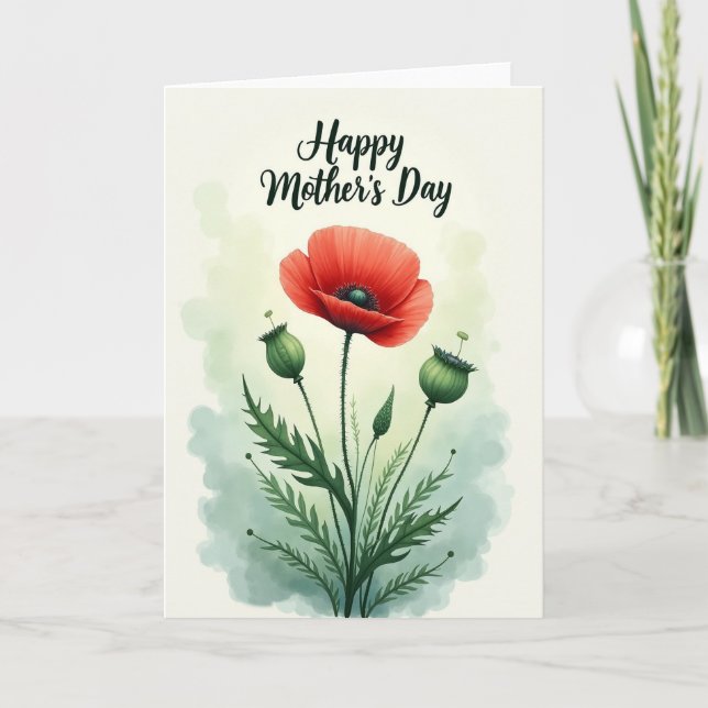 Verdant Spring Mothers Day Card (Front)