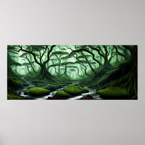 Verdant Swamp by Warstokecom Poster