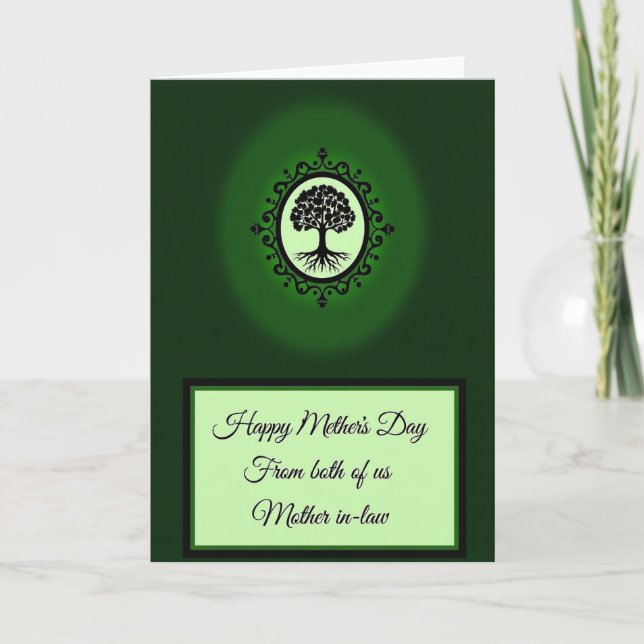 Verdant Tree Mothers Day Card (Front)