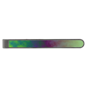 Verdant Veil Gunmetal Finish Tie Bar