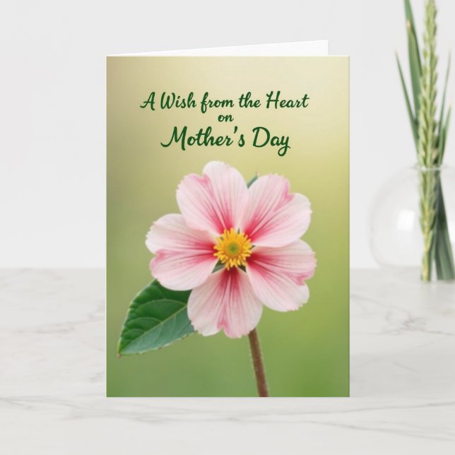 Verdant Wish Mothers Day Card (Front)