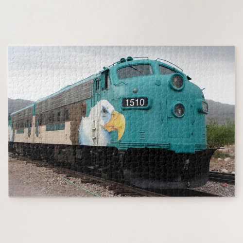Verde Canyon Train Locomotive Clarkdale Arizona Jigsaw Puzzle