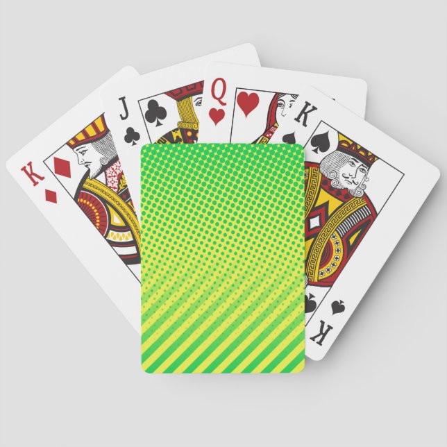 Verde e Amarelo Poker Cards (Back)