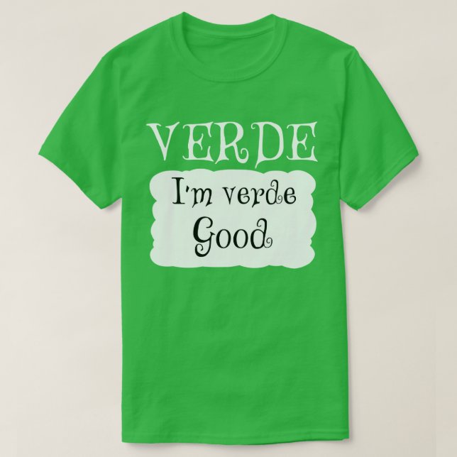 verde Hot Packet Halloween costume T-Shirt (Design Front)