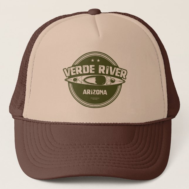 Verde River Arizona Kayaking Trucker Hat (Front)