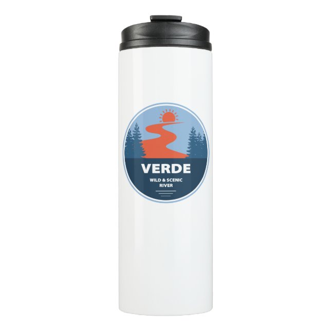 Verde Wild And Scenic River Arizona Thermal Tumbler (Front)