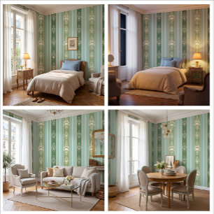 Verdelisse Manor Sage Floral Peel & Stick Wallpaper