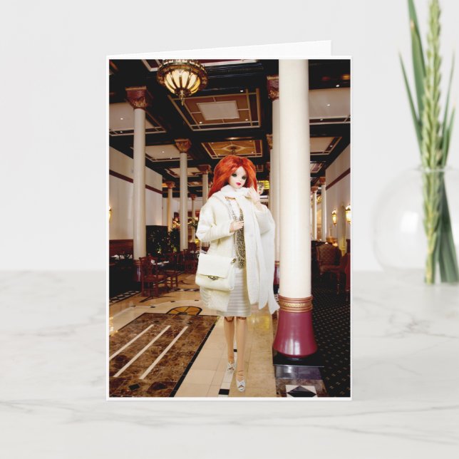 Verdi"s New Year, Driskill Hotel, Austin Holiday Card (Front)