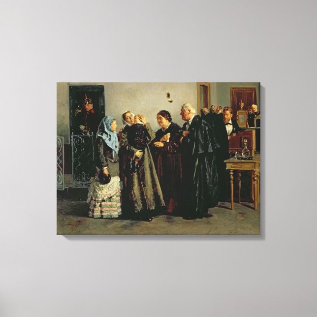 Verdict, 'Not Guilty', 1882 Canvas Print (Front)