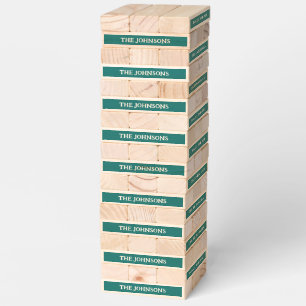 Verdigris Custom Name Topple Tower