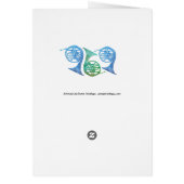 Verdigris French Horn Cards (Back)