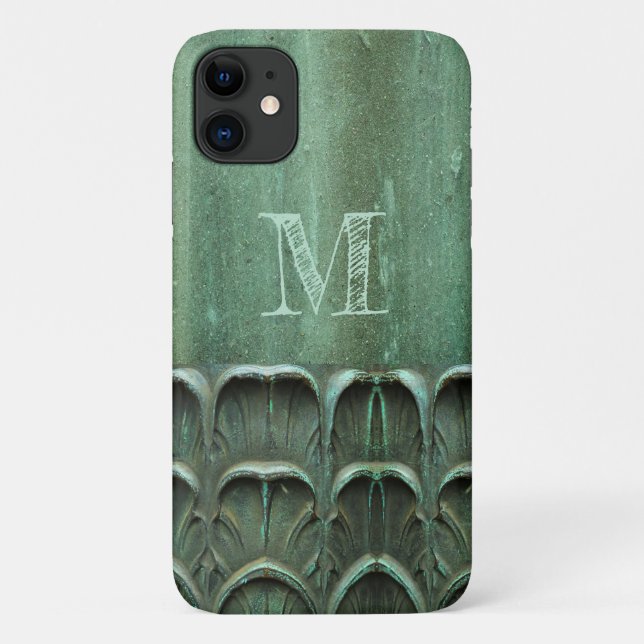 Verdigris Weathered Bronze Look Case-Mate iPhone Case (Back)