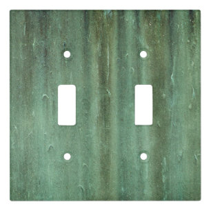 Verdigris Weathered Bronze Look Light Switch Cover