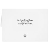 Verdin (Back Horizontal)