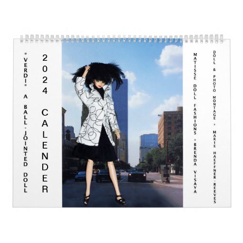 Verdis 2024 Calendar A Ball_Jointed Doll  Calendar