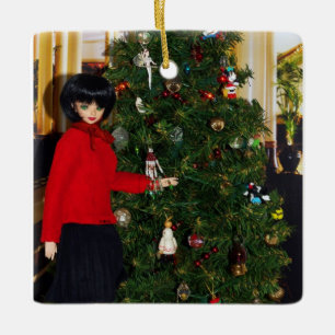 Verdi's Christmas at The Driskill, Austin, Texas Ceramic Ornament