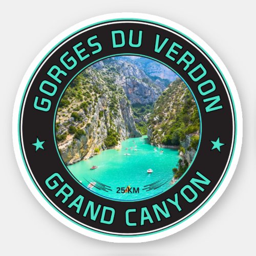 Verdon Gorge _ les Gorges du Verdon trip Sticker