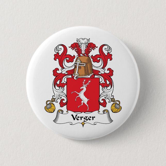 Verger Family Crest Button (Front)