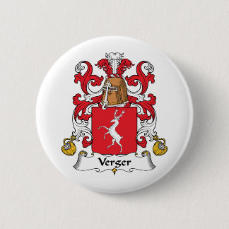 Verger Family Crest Button