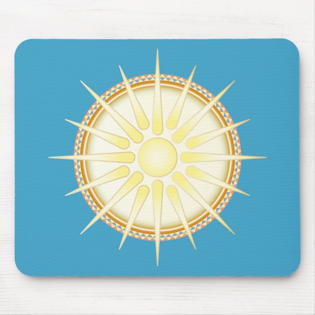 Vergina Sun (Star of Vergina) Mouse Pad (Front)