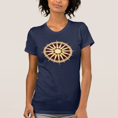 Vergina Sun  version 3  Womens T_Shirt