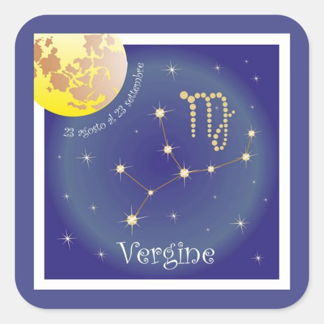 Vergine 23 agosto al 23 settembre stickers (Front)