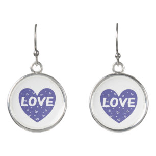 Veri Peri Love Heart Earrings