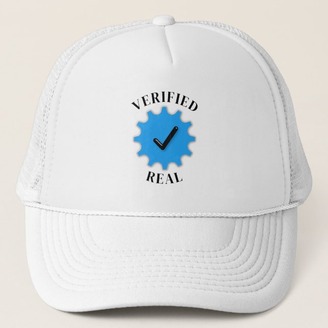 Verified Real Trucker Hat (Front)