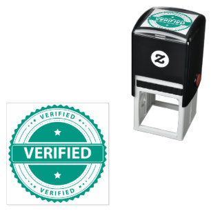 Verified Self Inking Rubber Stamp