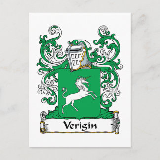 Verigin Family Crest Postcard