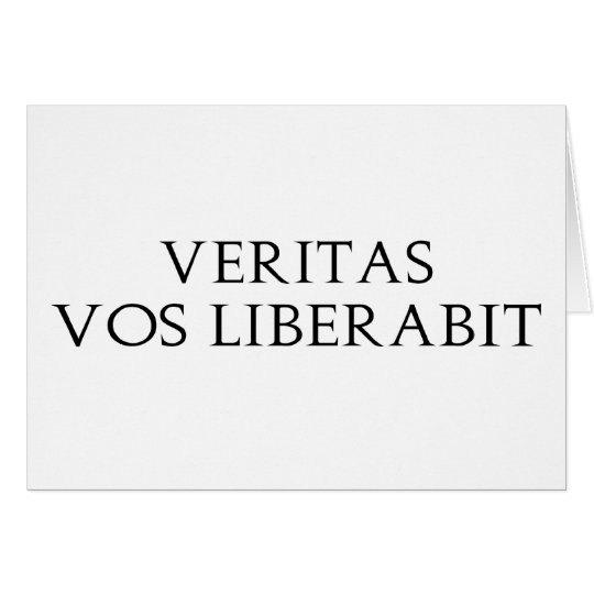 Veritas Vos Liberabit Card