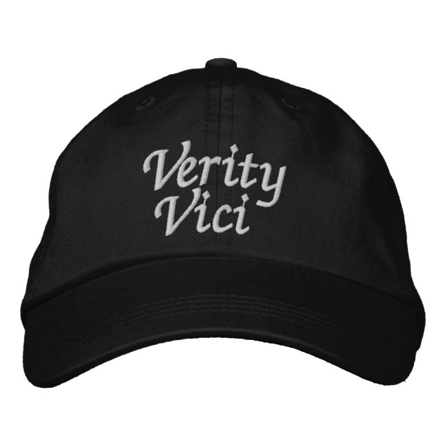 Verity Vici by SRF Embroidered Baseball Hat (Front)