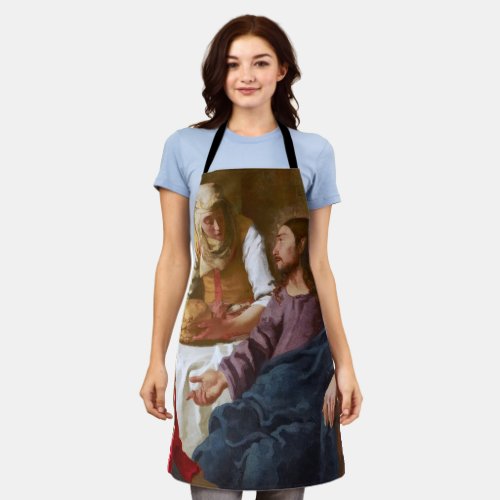 Vermeer _ Christ in the House of Martha and Mary Apron