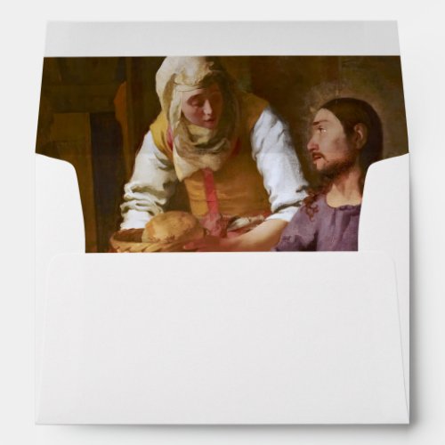 Vermeer _ Christ in the House of Martha and Mary Envelope