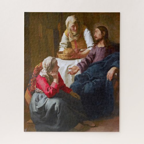 Vermeer _ Christ in the House of Martha and Mary Jigsaw Puzzle