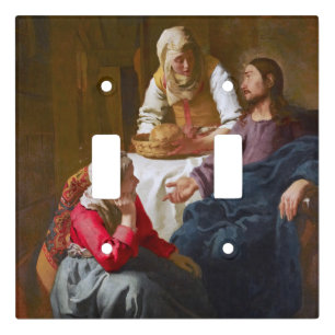 Vermeer - Christ in the House of Martha and Mary Light Switch Cover