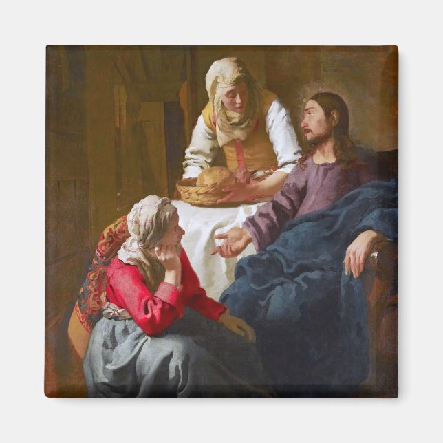 Vermeer - Christ in the House of Martha and Mary Magnet (Front)