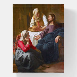 Vermeer - Christ in the House of Martha and Mary Paperweight