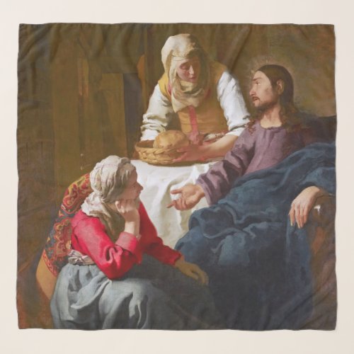 Vermeer _ Christ in the House of Martha and Mary Scarf