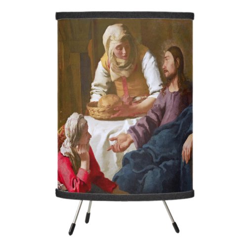 Vermeer _ Christ in the House of Martha and Mary Tripod Lamp