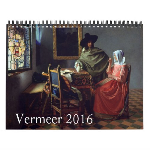 Vermeer Fine Art Calendar