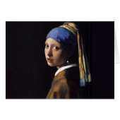 Vermeer Girl Pearl Earring Masterpiece Painting (Front Horizontal)