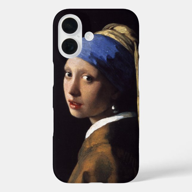 Vermeer Girl Pearl Earring Masterpiece Painting Case-Mate iPhone Case (Back)