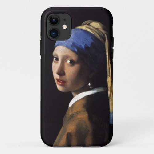 Vermeer Girl Pearl Earring Masterpiece Painting iPhone 11 Case