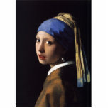 Vermeer Girl Pearl Earring Masterpiece Painting Cutout<br><div class="desc">Johannes Vermeer masterpiece painting "Girl with a Pearl Earring" Vermeer's classic painting Girl with a Pearl Earring is the most famous painting created by Dutch painter Johannes Vermeer. The Girl with a Pearl earring is a masterpiece created in 1665 and hangs in the Hague. In the Vermeer masterwork "Girl with...</div>