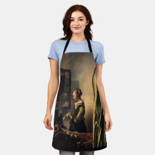 Vermeer - Girl Reading a Letter at an Open Window Apron