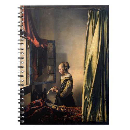 Vermeer _ Girl Reading a Letter at an Open Window Notebook