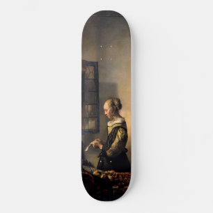 Vermeer - Girl Reading a Letter at an Open Window Skateboard