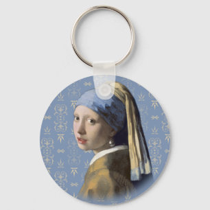 Vermeer- Girl with the Pearl Earring Keychain